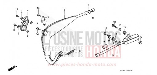 CHAMBRE D'EXPANSION (RF/R2F/R2G) CR80R2G de 1986